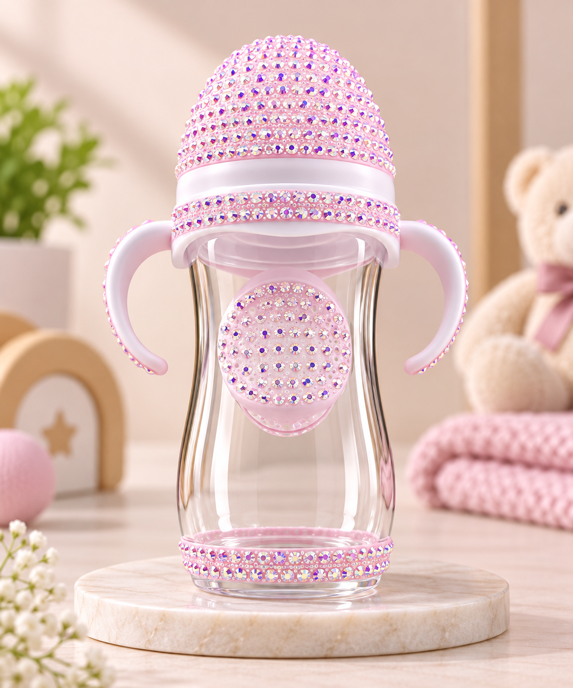 Beautiful Crystal Baby Feeder