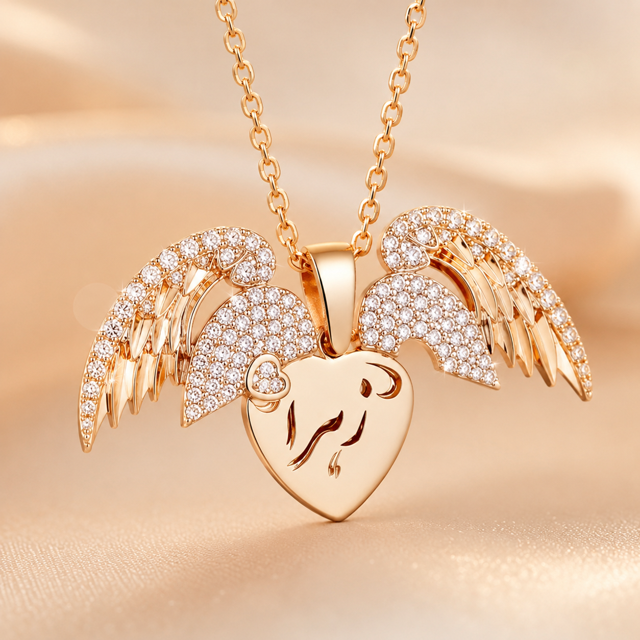 Open Heart Necklace