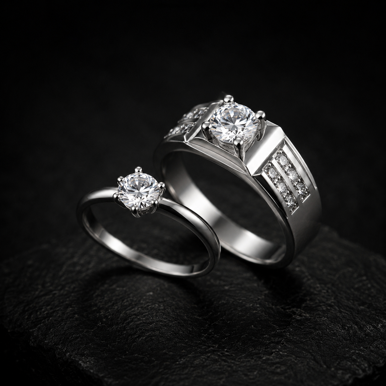 Trendy Couple Rings